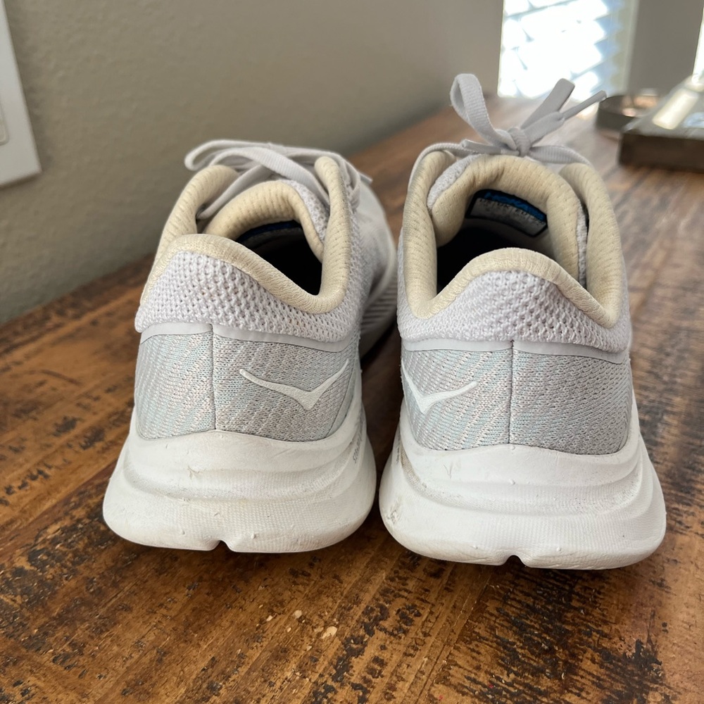 Hoka Women's Light Gray Athletic Shoes - Picture 5 of 6